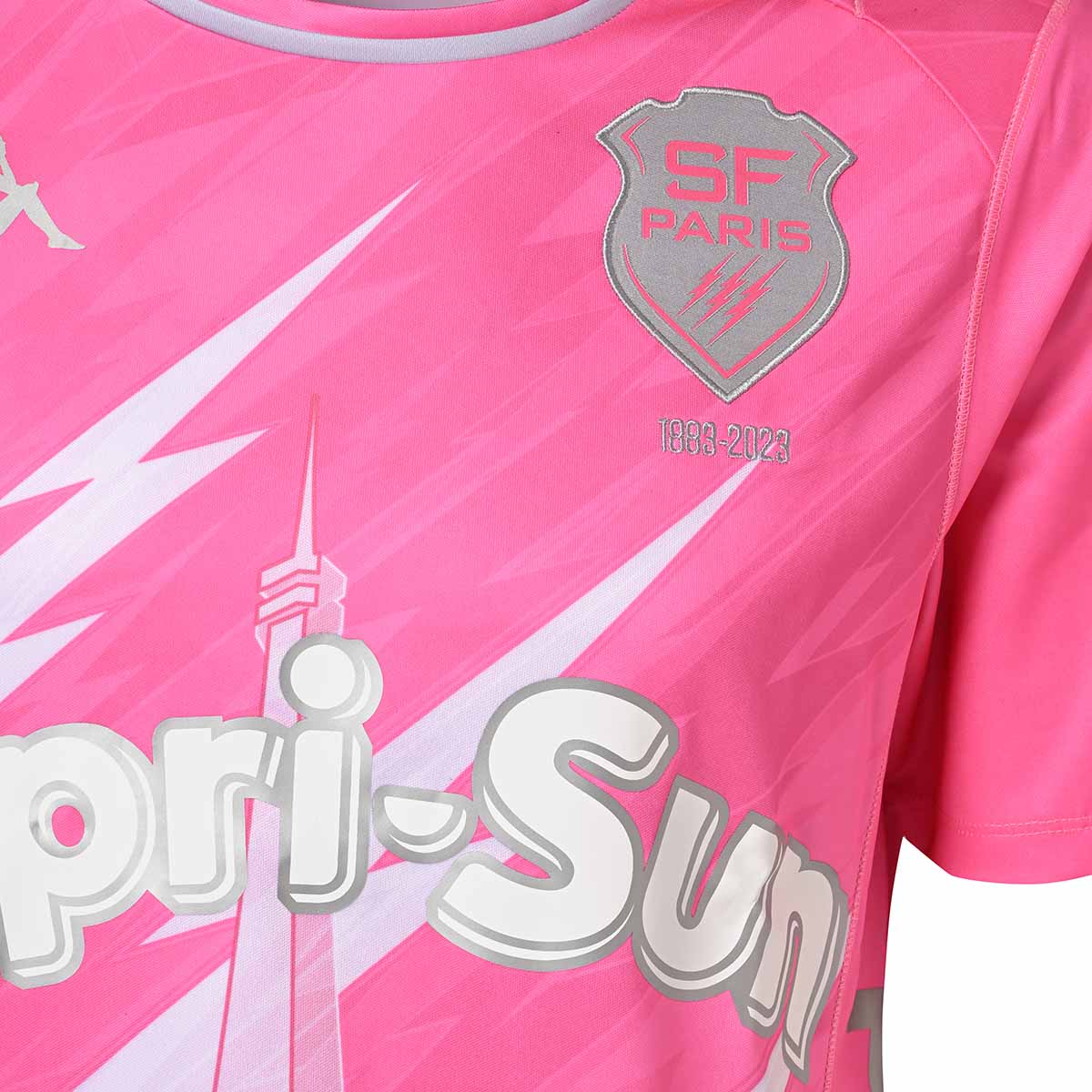 Maillot Kombat Home Stade Français Paris 23/24 Rose Enfant