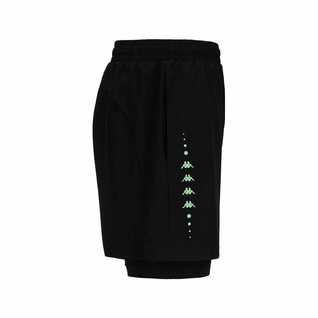 Short Kombat Fio Noir Homme
