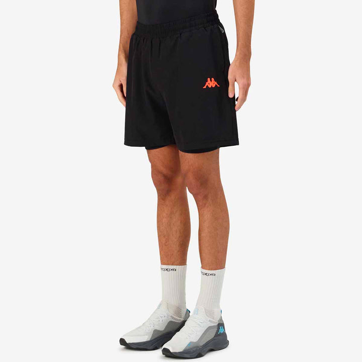 Short Kombat Fio Noir Homme 4