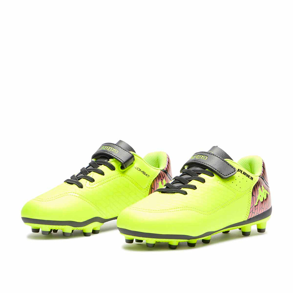 Chaussures Kombat Player Ev Fg Jaune Enfant 02