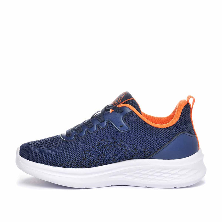 Baskets Logo Rostie Bleu Enfant