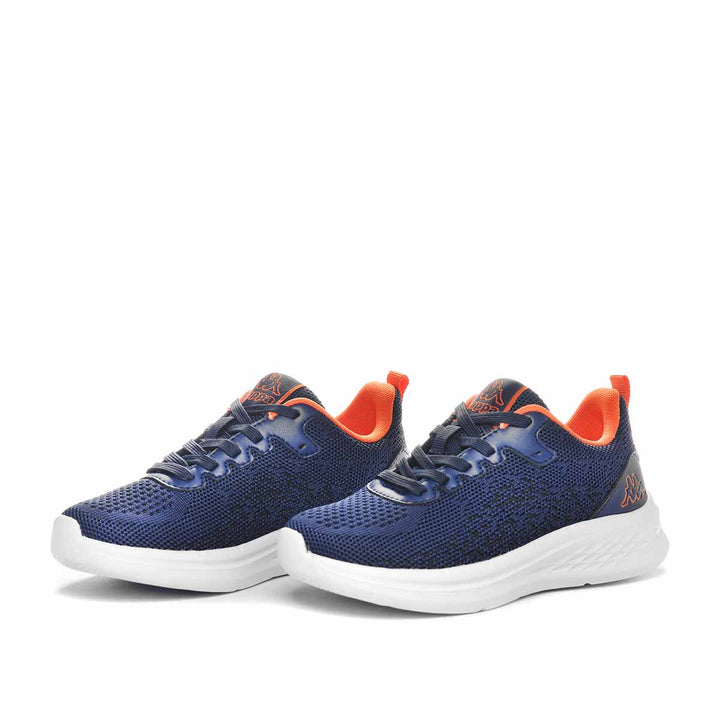Baskets Logo Rostie Bleu Enfant