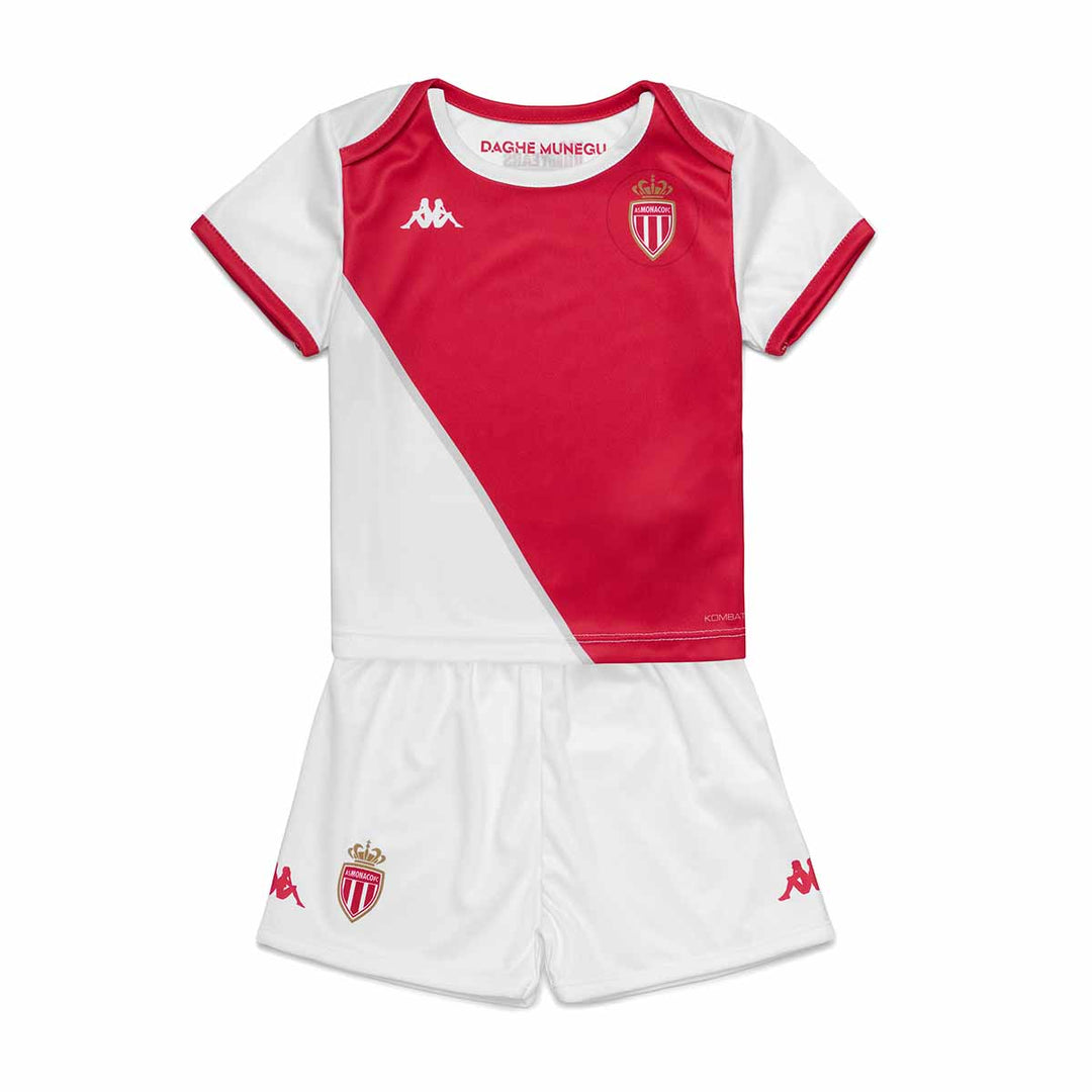 Ensemble Kombat Baby Kit Monaco 24/25 Blanc Bébé Kappa France