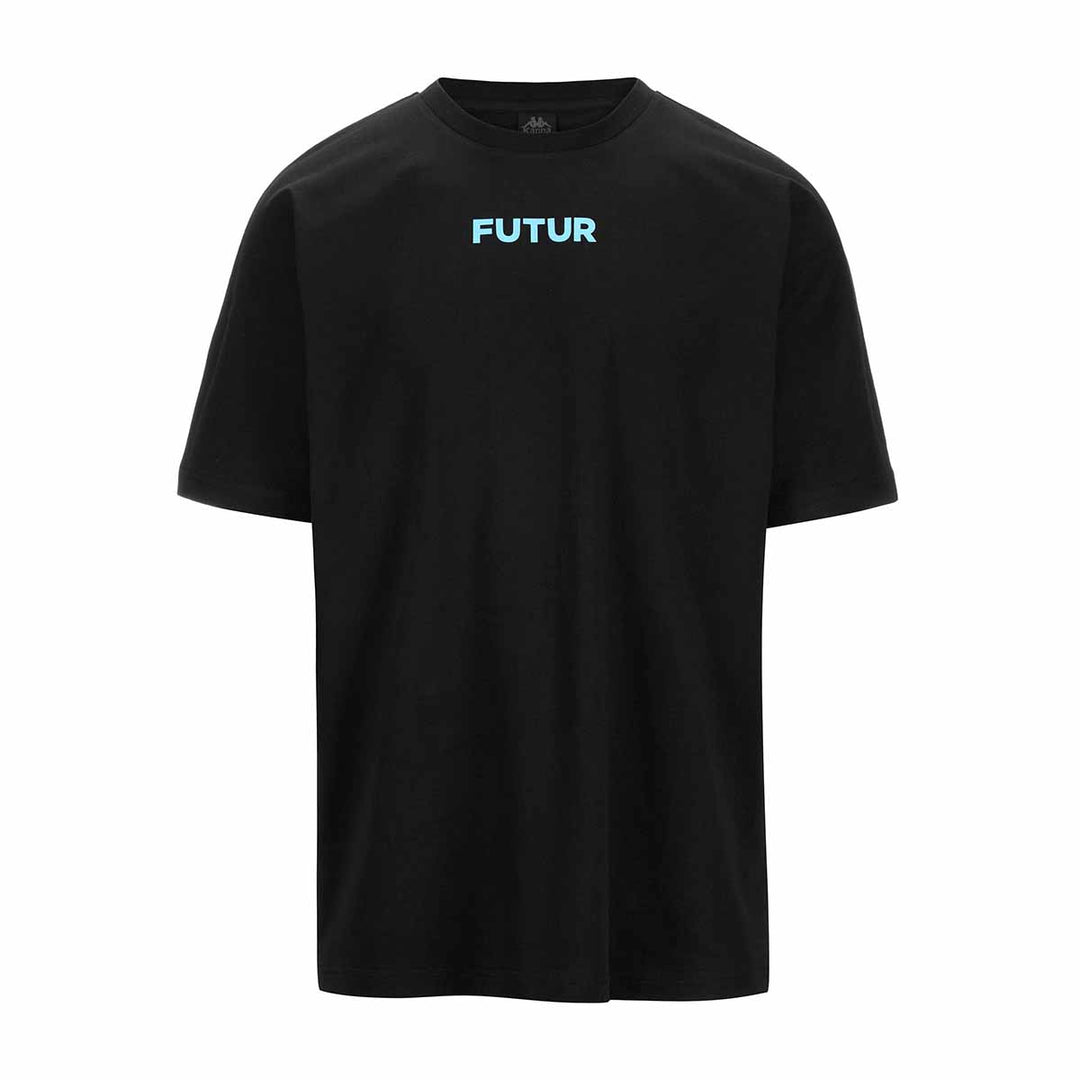 T-Shirt Muziki Kappa Futur Festival Noir Homme