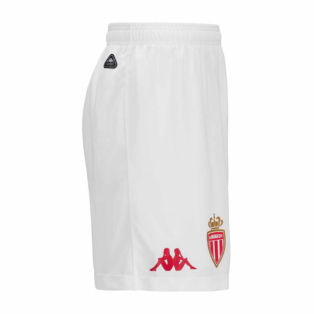 Short Kombat Ryder Home AS Monaco 24/25 Blanc Homme