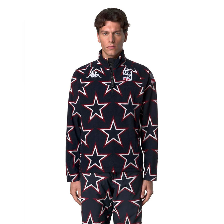 Sweatshirt 8Cento 818G US Ski Team Bleu Unisexe 1