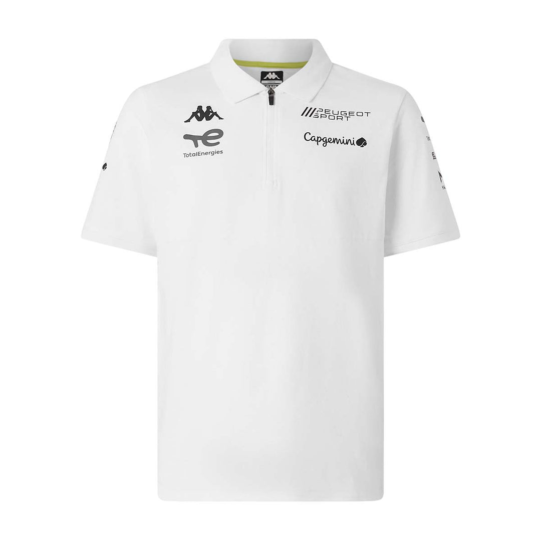 Polo Andrew Peugeot Sport 2025 Blanc Homme