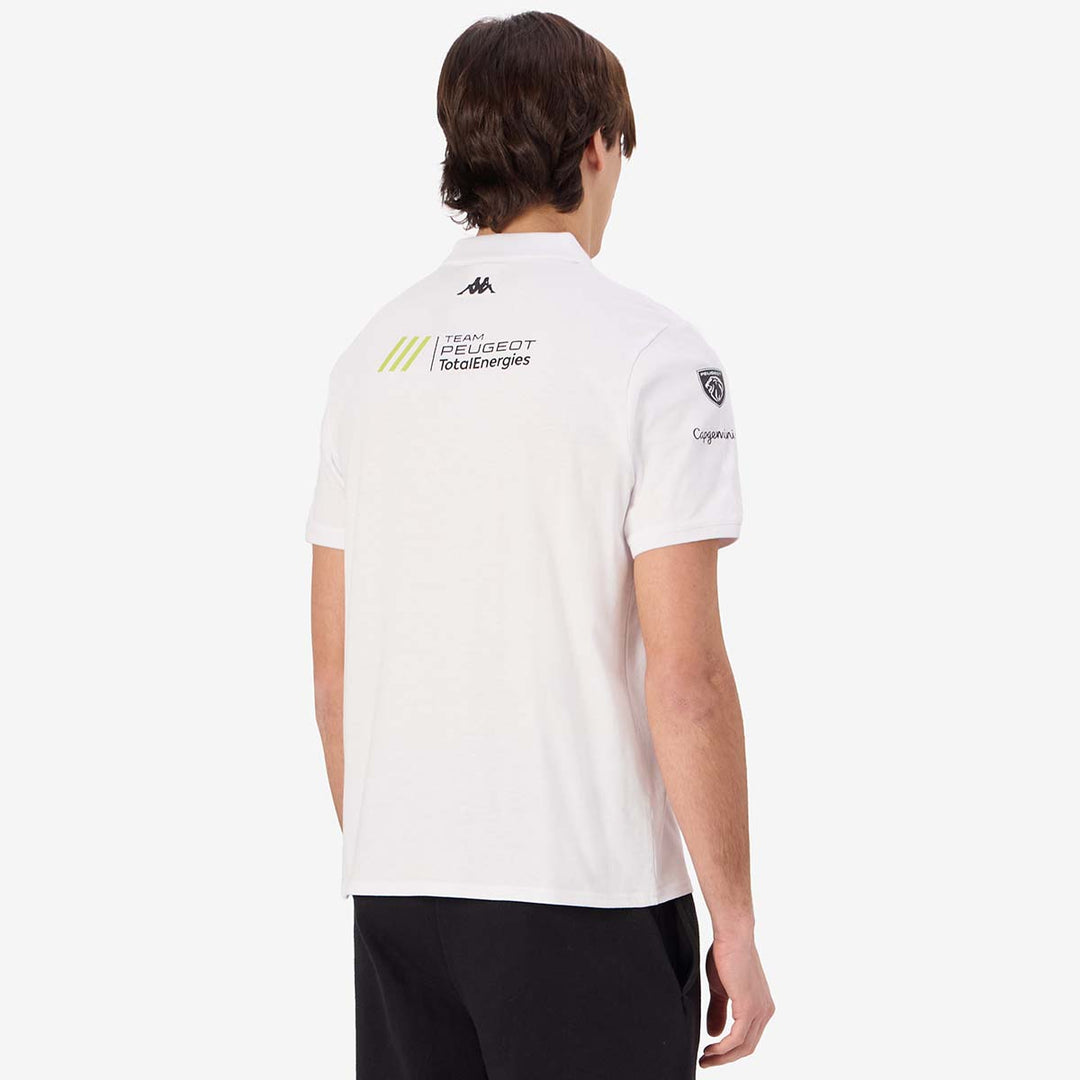Polo Andrew Peugeot Sport 2025 Blanc Homme