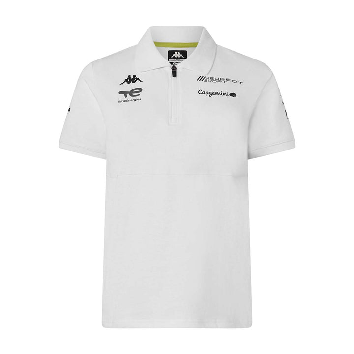 Polo Andrew Peugeot Sport 2025 Blanc Femme