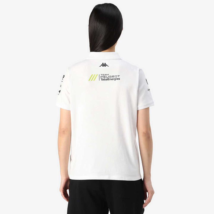 Polo Andrew Peugeot Sport 2025 Blanc Femme