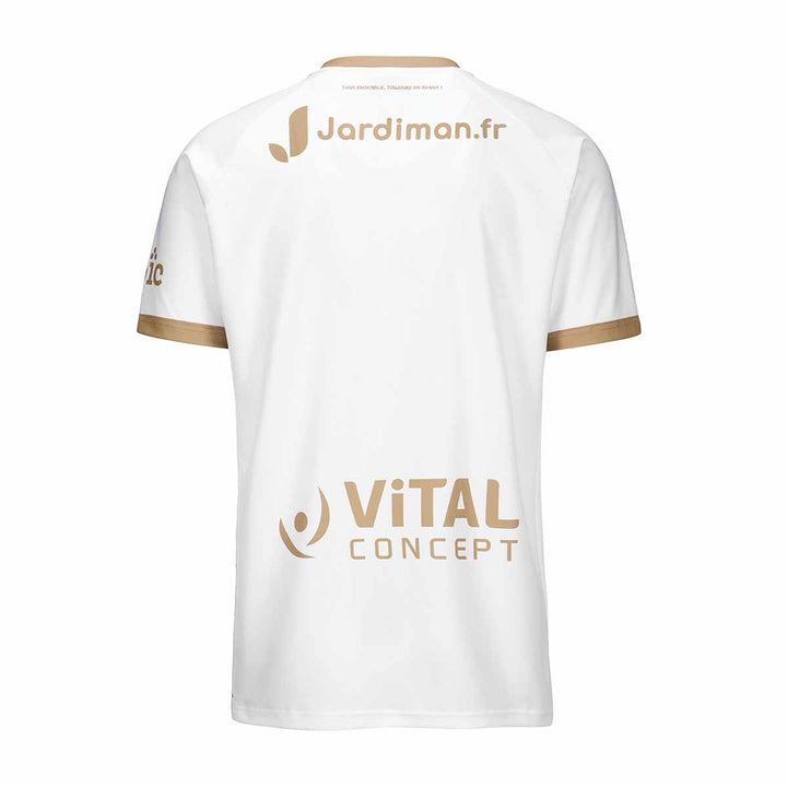 Maillot Guillo Kombat Away EA Guingamp 24/25 Blanc Enfant