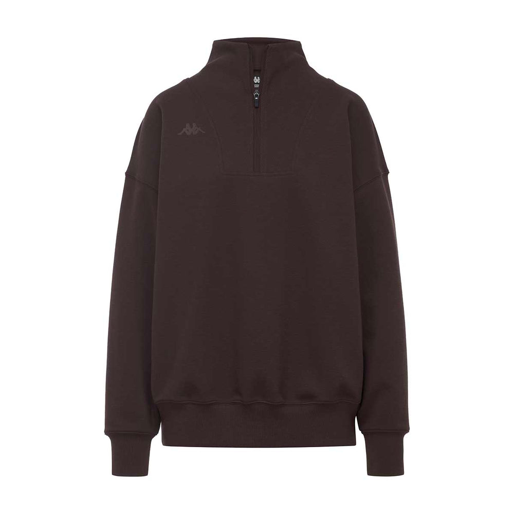 Sweatshirt Ileria Marron Femme 02