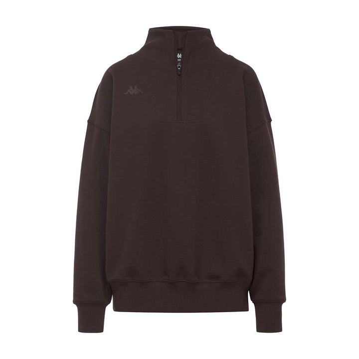 Sweatshirt Ileria Marron Femme 2
