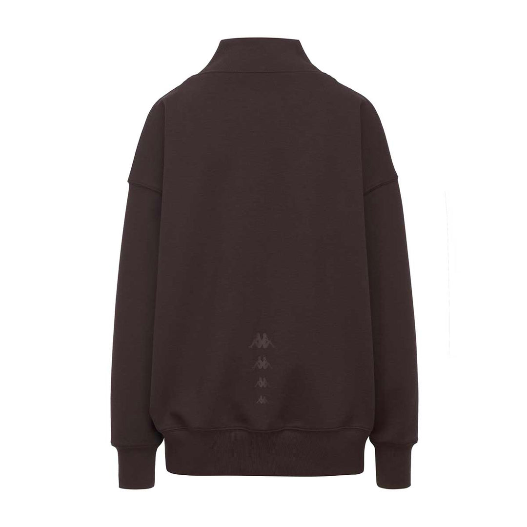 Sweatshirt Ileria Marron Femme main