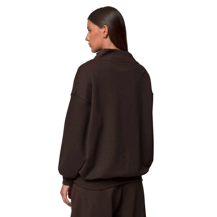 Sweatshirt Ileria Marron Femme 4
