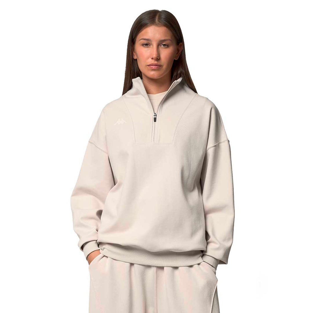 Sweatshirt Ileria Beige Femme main