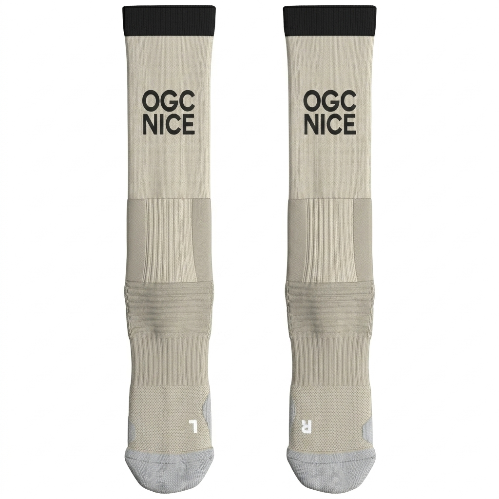Chaussettes Moxsthin OGC Nice 26/27 Beige 00