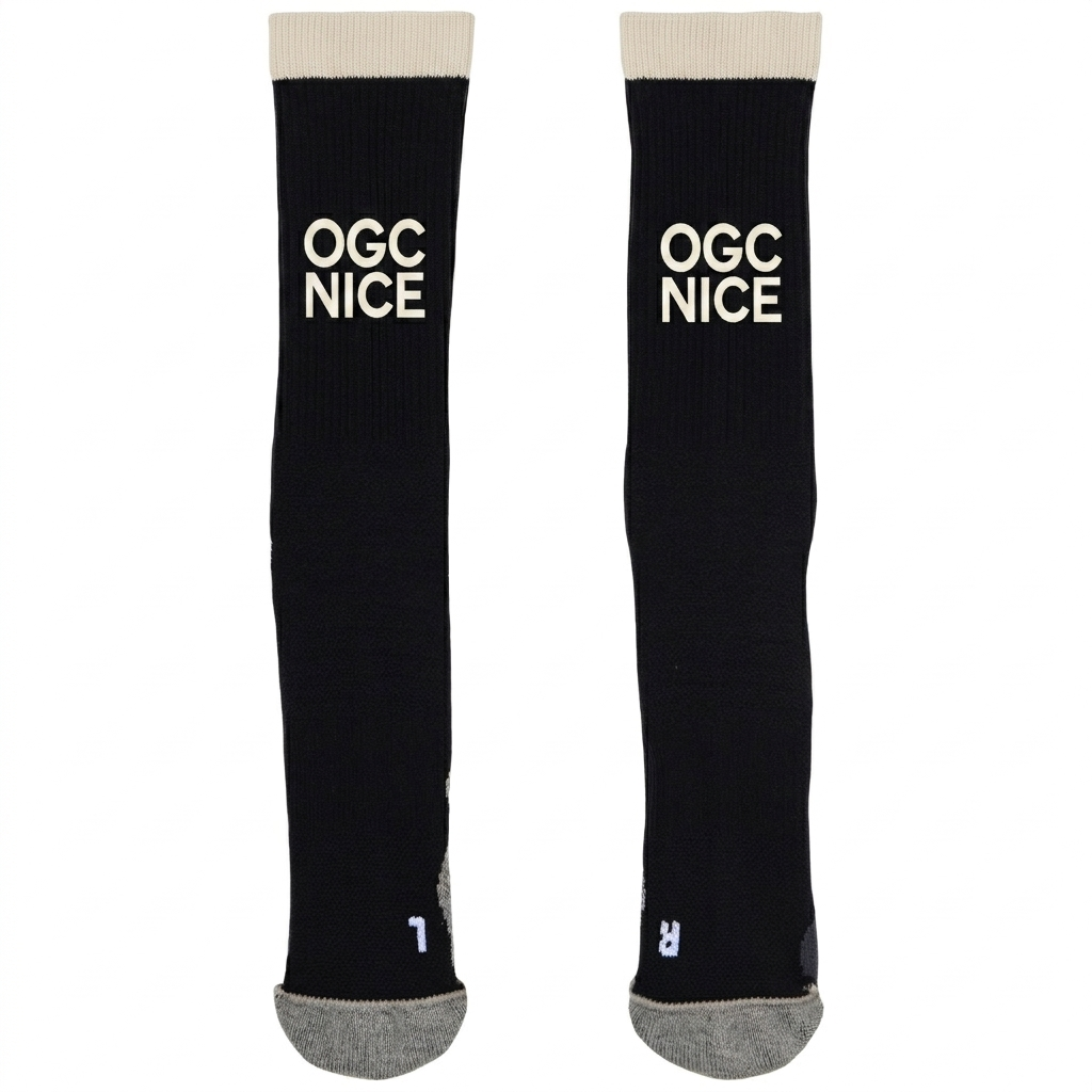 Chaussettes Moxsthin OGC Nice 26/27 Noir 00