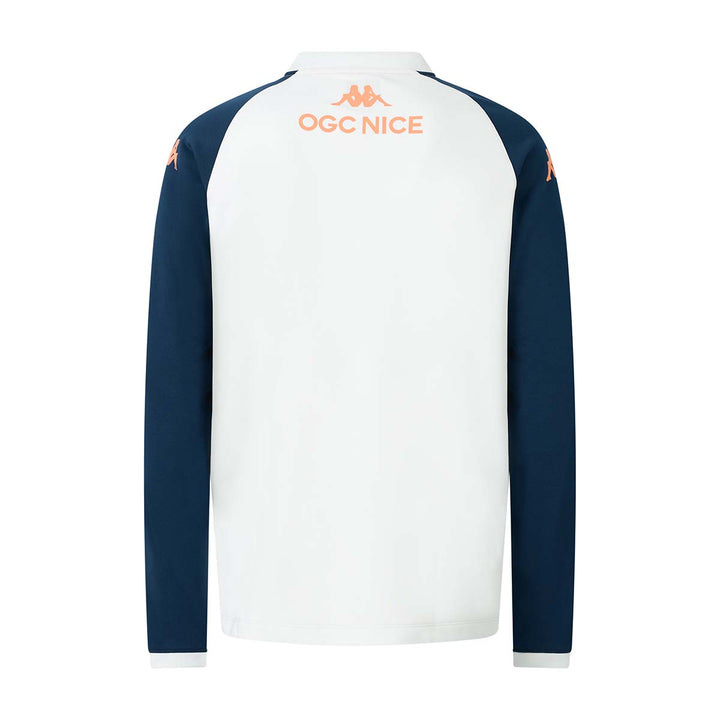Sweatshirt Muzira Pro OGC Nice 25/26 Blanc Homme