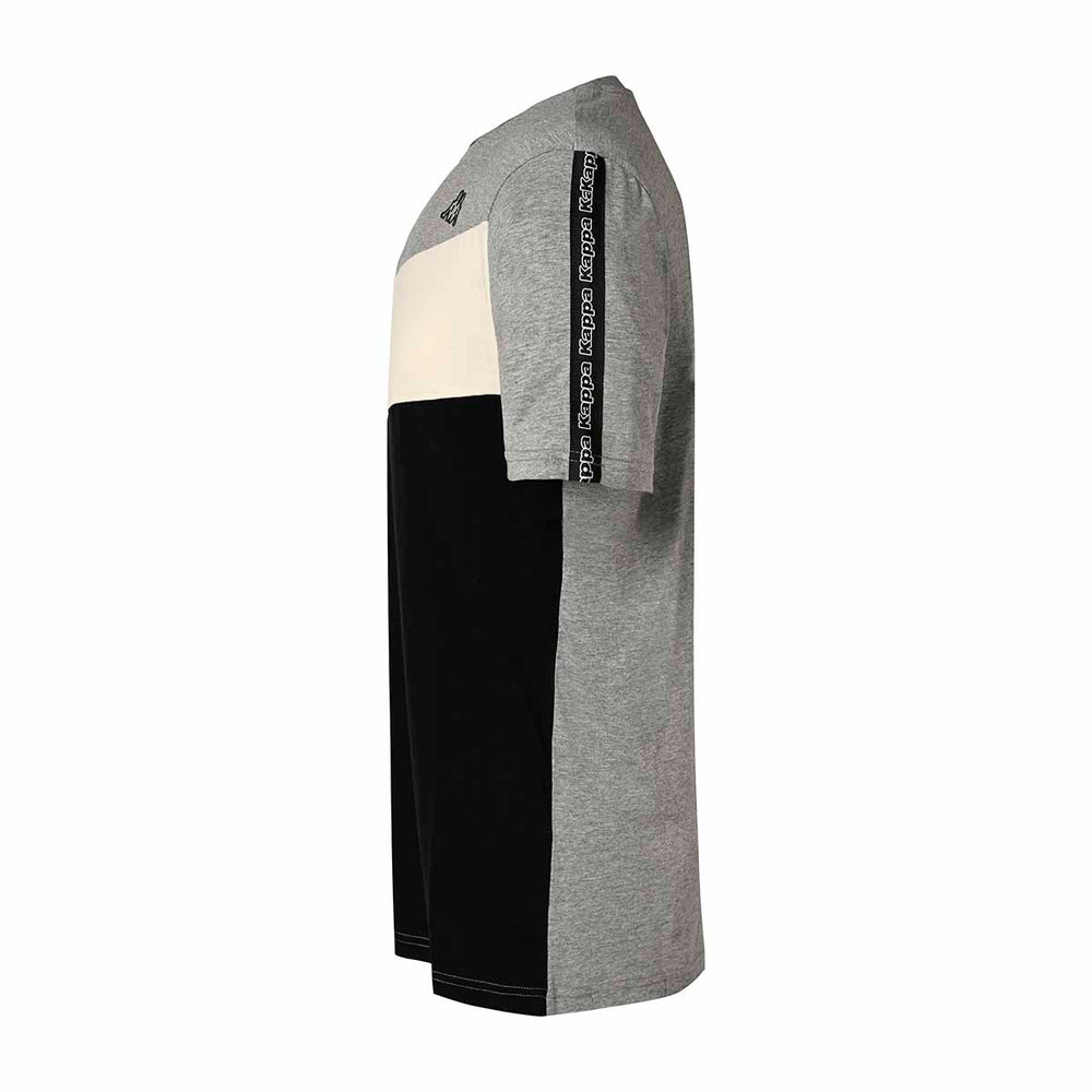 Kappa T-shirt Ipsilo Gris Homme - profil