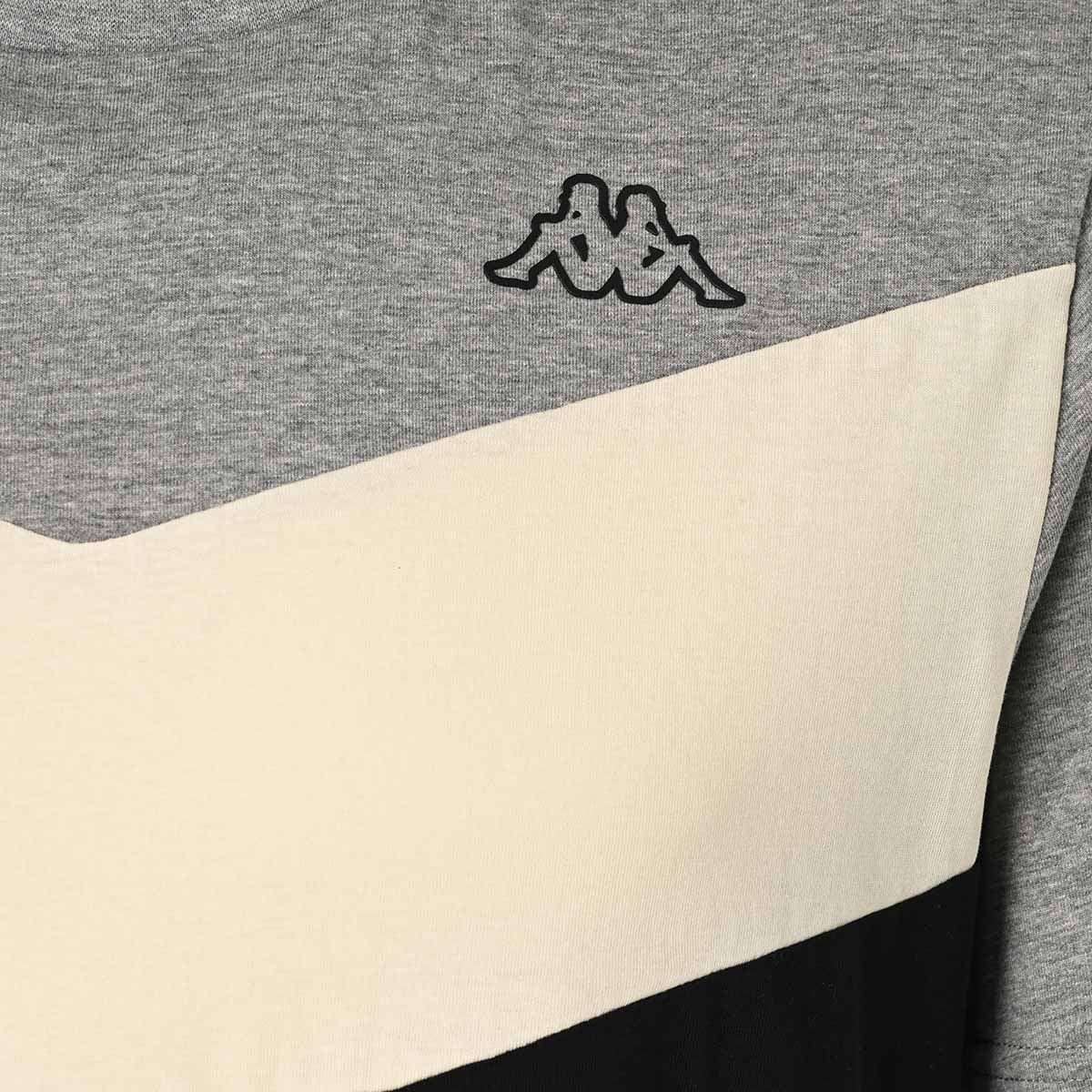 Kappa T-shirt Ipsilo Gris Homme - torse