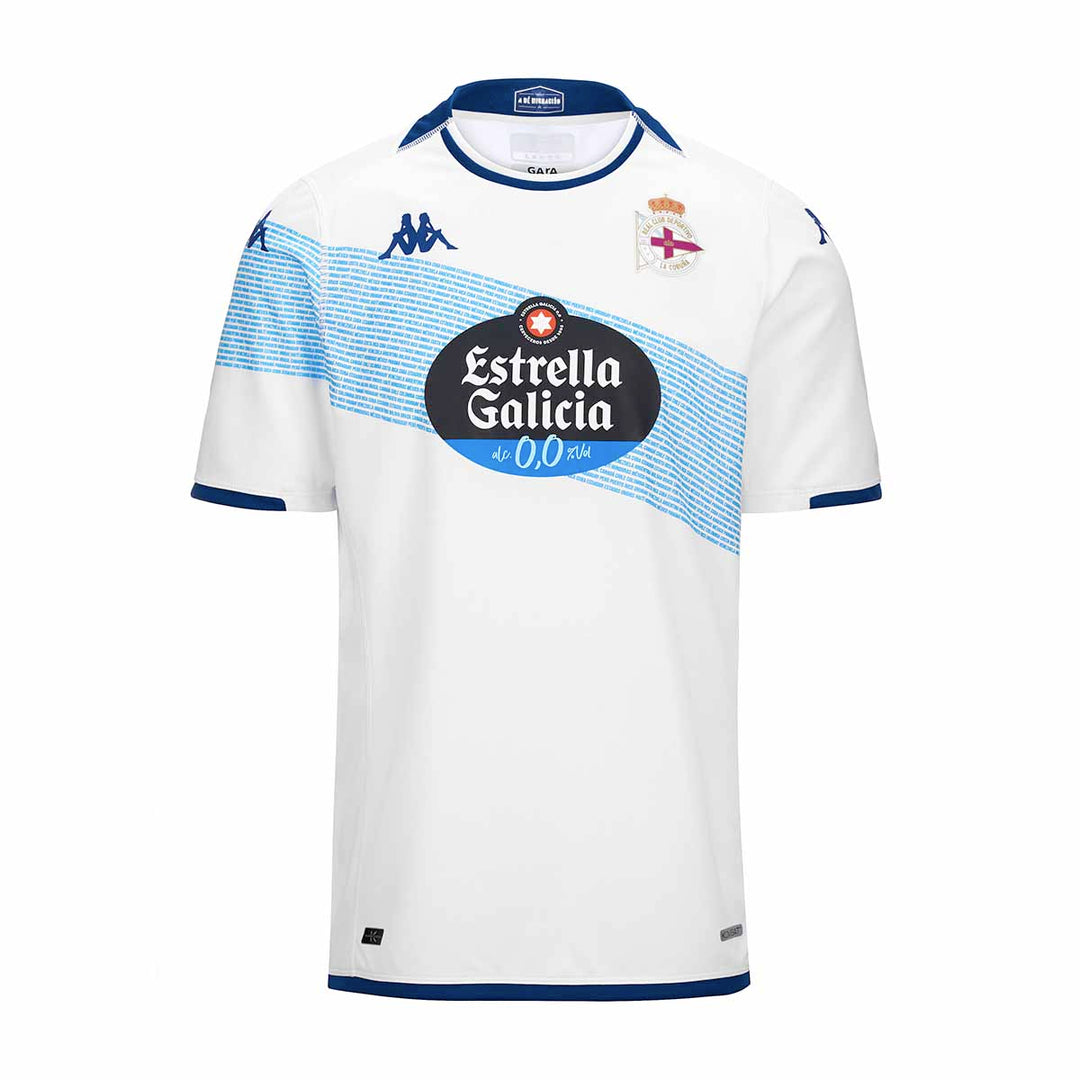 Maillot Kombat Third Deportivo 23/24 Blanc Enfant