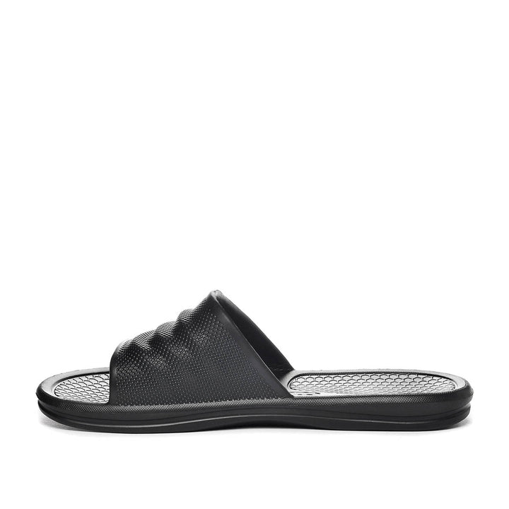 Claquettes Logo Rint Noir Unisexe