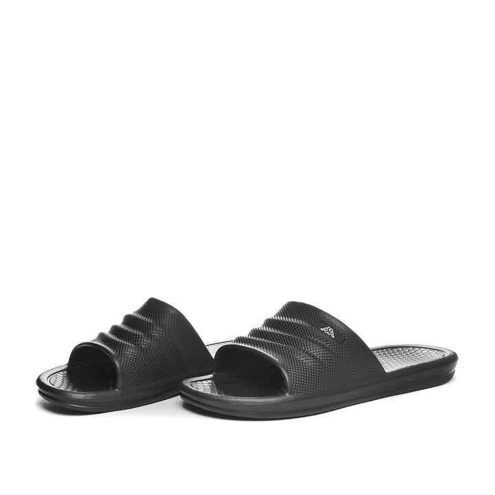 Claquettes Logo Rint Noir Unisexe
