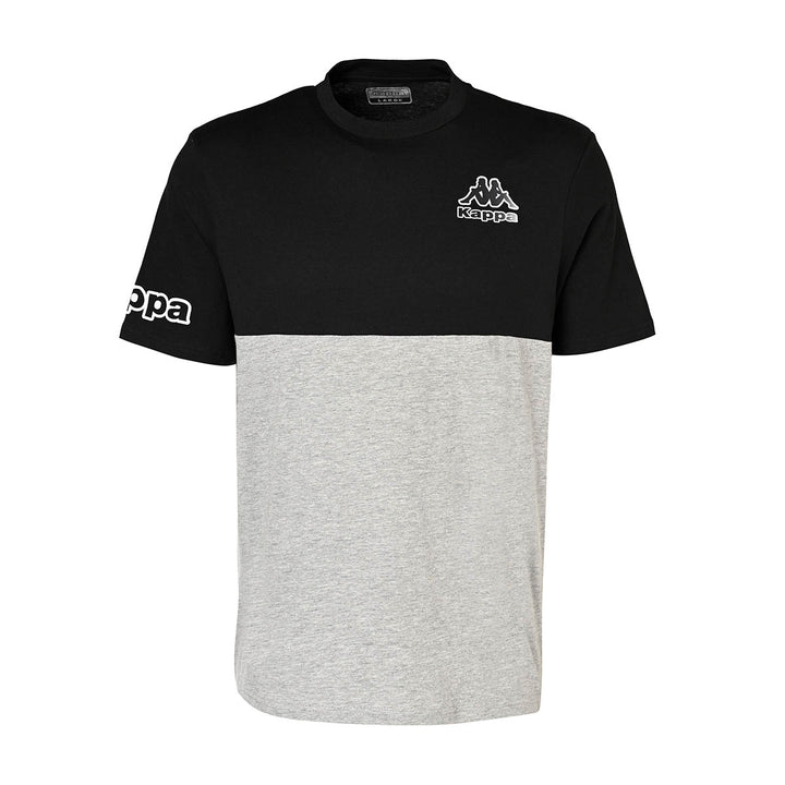T-shirt Logo Feffo Gris Homme