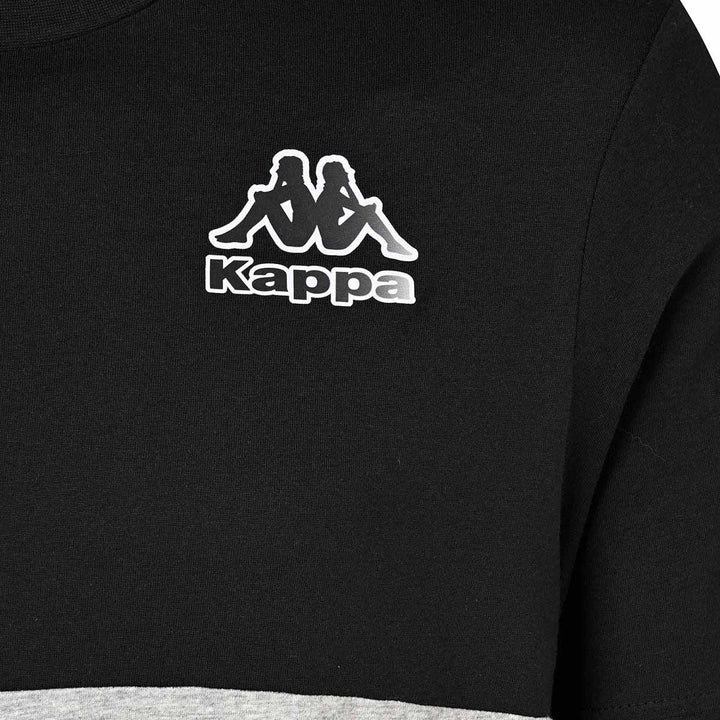 T-shirt Logo Feffo Gris Homme