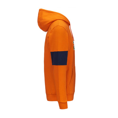 Hoodie Logo Frofio Orange Homme
