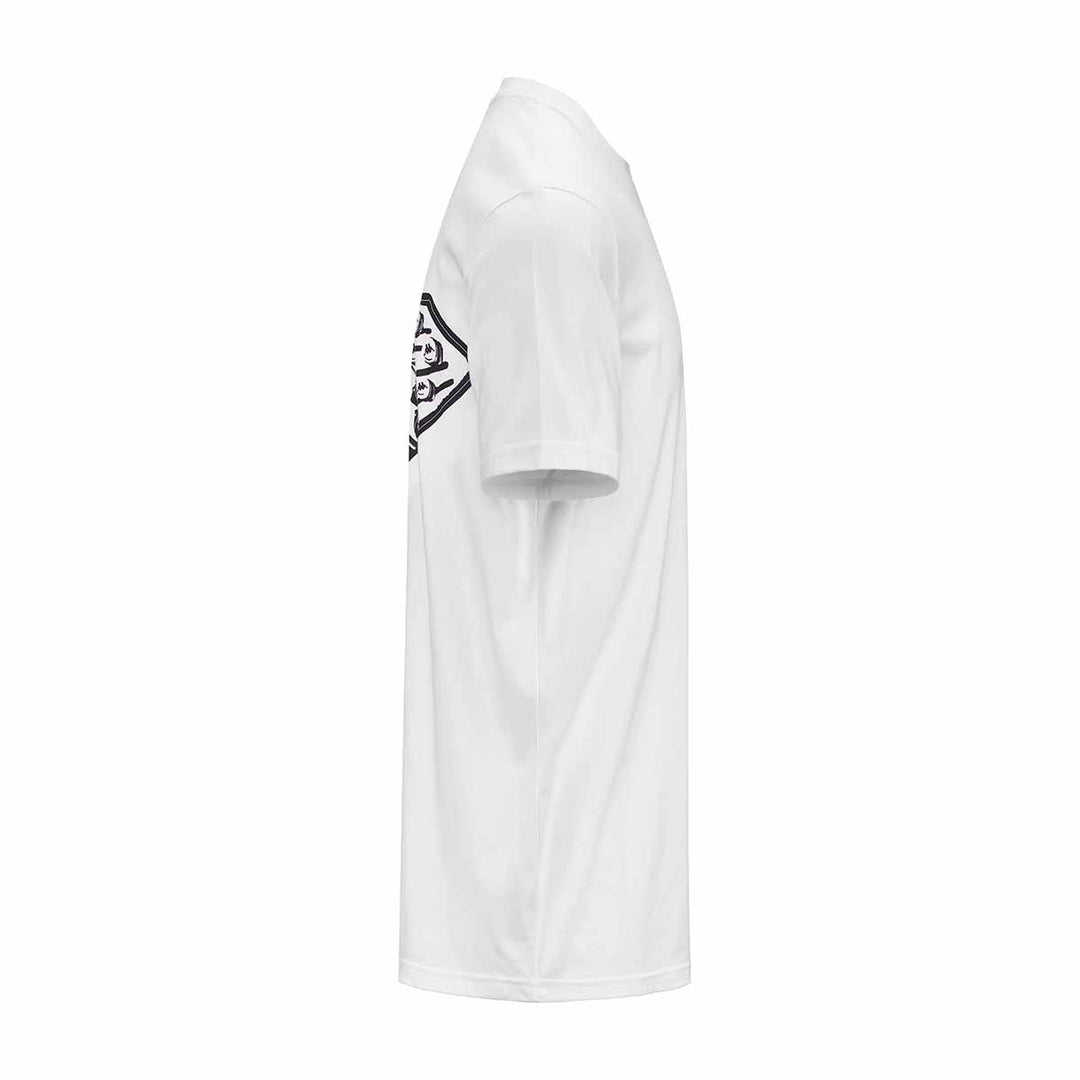T-shirt Authentic Graphik Lamar Blanc Homme main