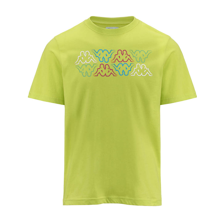 T-shirt Logo Fuiamo Vert Homme 2