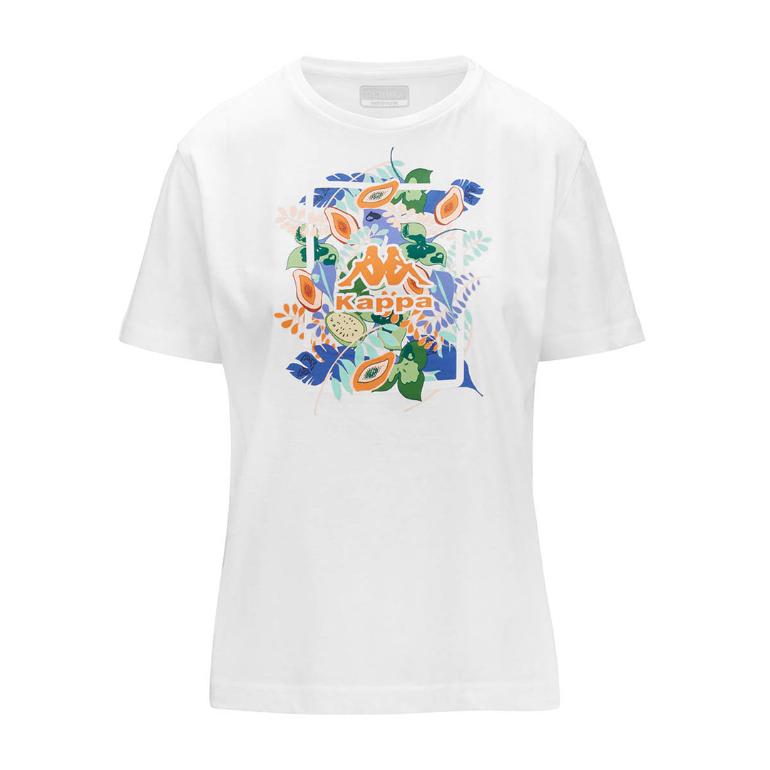 T-shirt Logo Frienda Blanc Femme 00