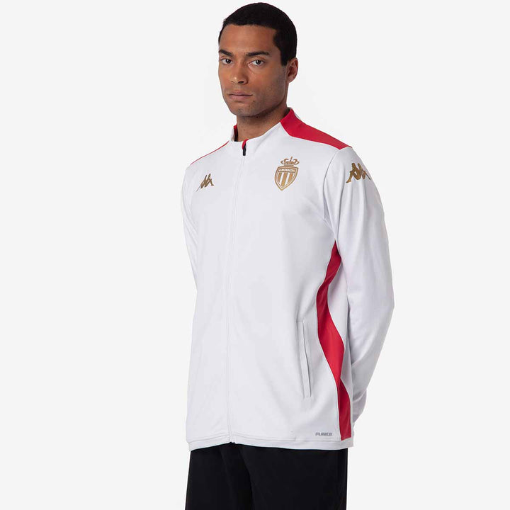 Veste Arun Pro 8 AS Monaco 24/25 Blanc Homme