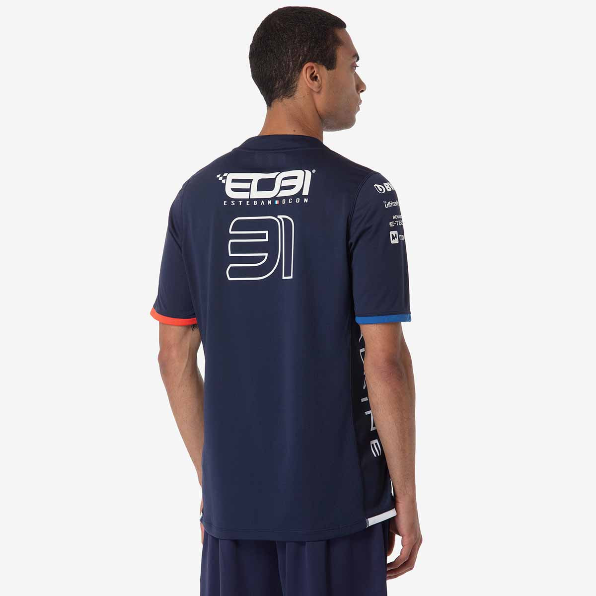 Maglia Bambino Kappa Kombat BWT Alpine F1 Team – Ufficiale, Manica Corta, Con Nome Ocon E Numero 31 - 3