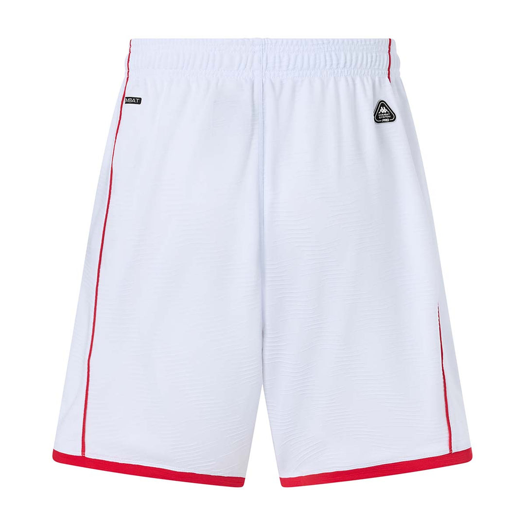 Short Kombat Ryder Pro Away Tunisie 25/26 Blanc Homme main