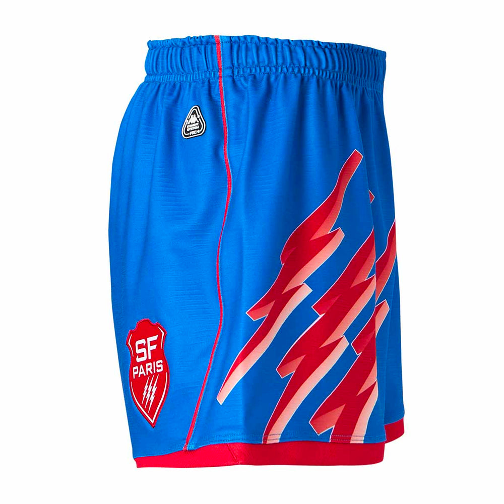 Short Kombat Ryder Pro Away Stade Francais Paris 25/26 Bleu Homme 02