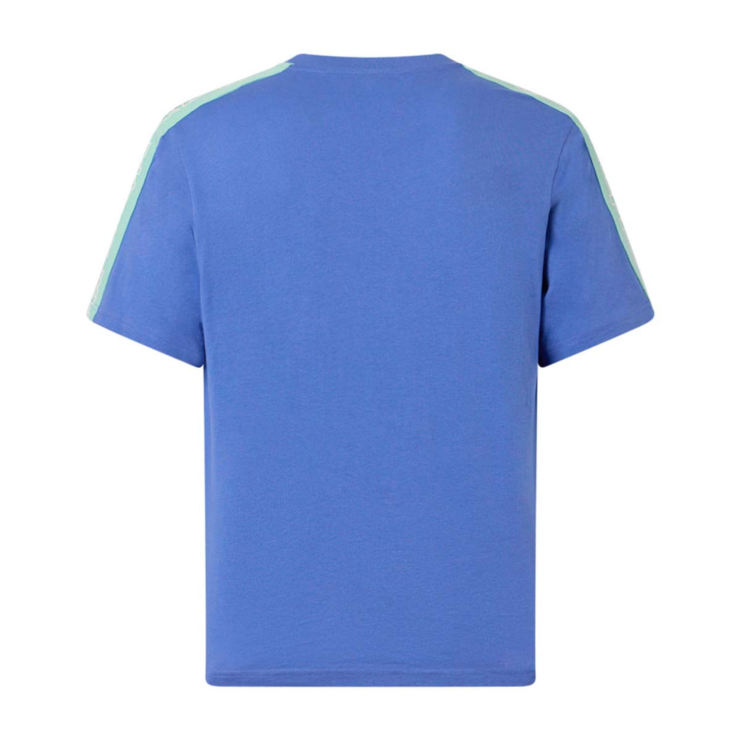 T-Shirt Tape Gramio Bleu Homme main