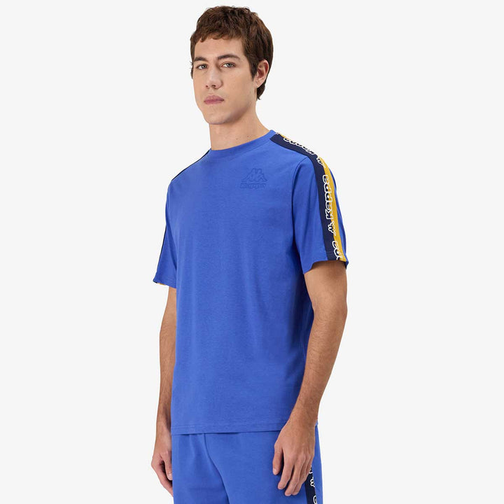 T-Shirt Tape Gramio Bleu Homme