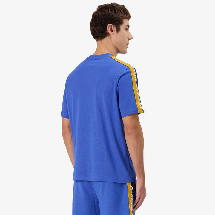 T-Shirt Tape Gramio Bleu Homme
