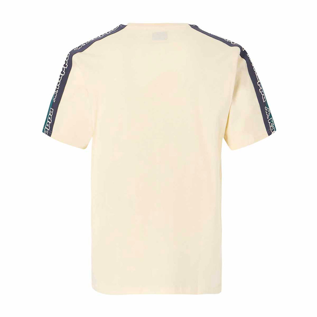 T-Shirt Gramio Blanc Homme main