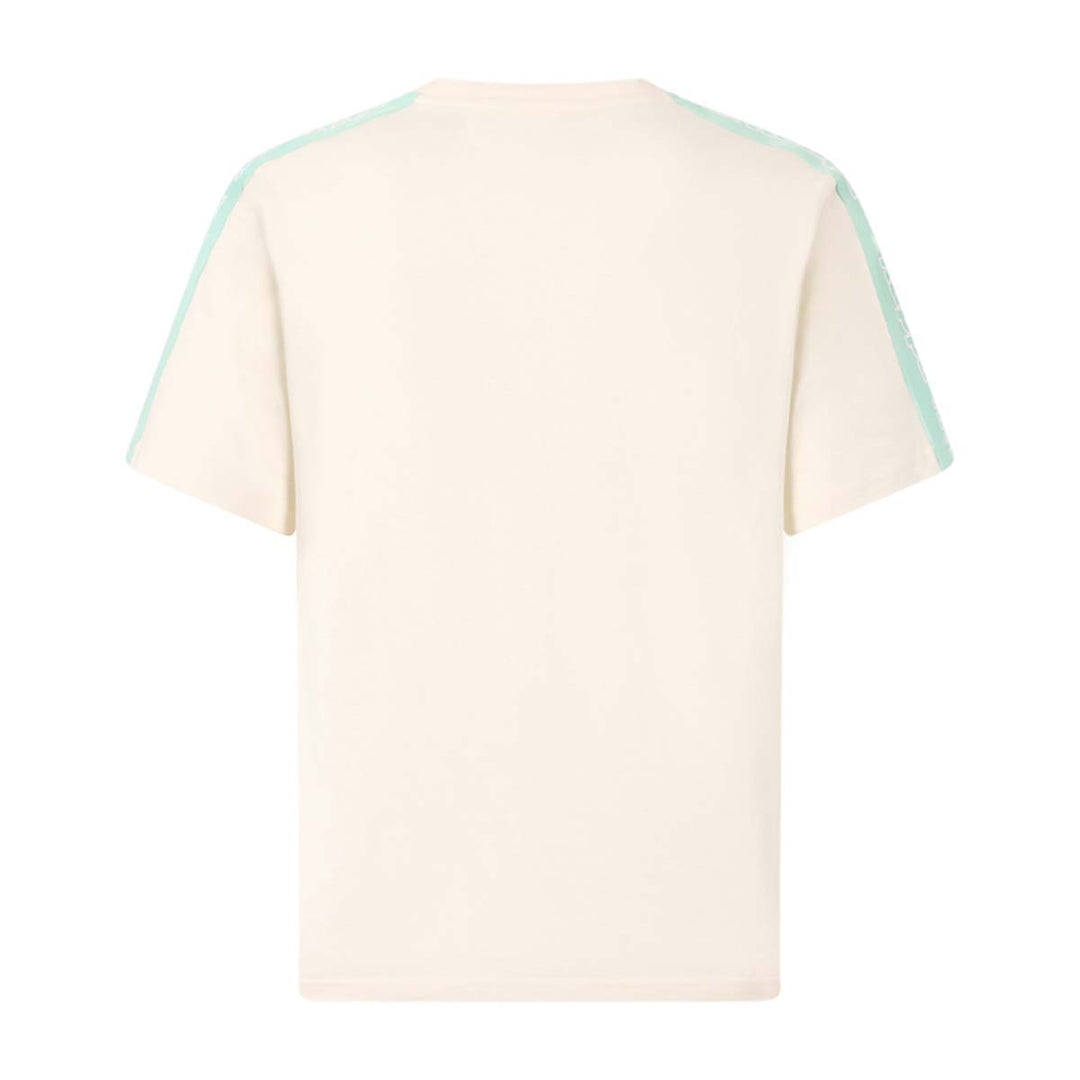 T-Shirt Tape Gramio Blanc Homme main
