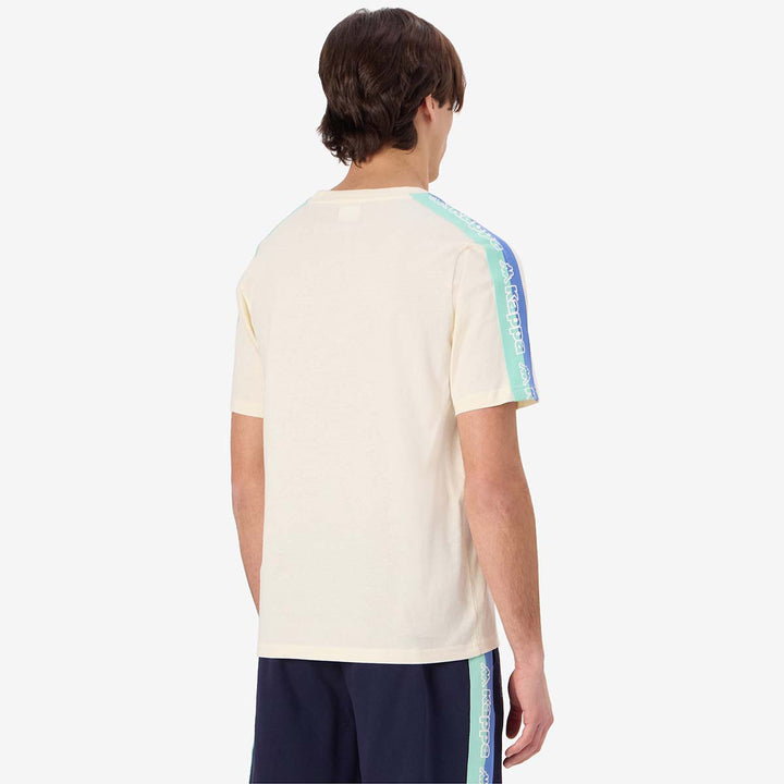 T-Shirt Tape Gramio Blanc Homme 5