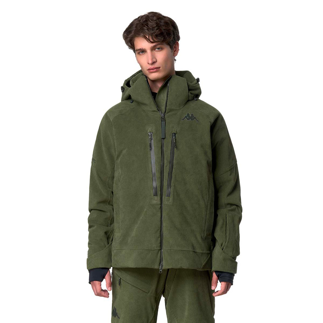 Manteau 6Cento 602Ve Vert Homme main