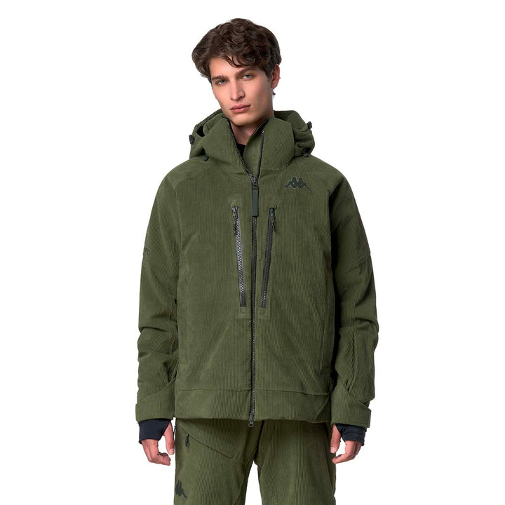 Manteau 6Cento 602Ve Vert Homme 4