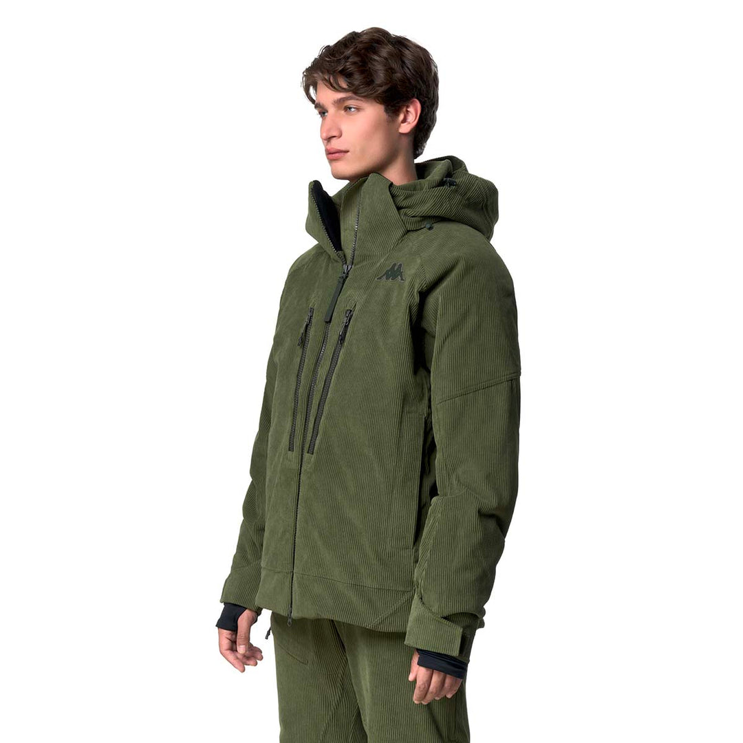 Manteau 6Cento 602Ve Vert Homme main