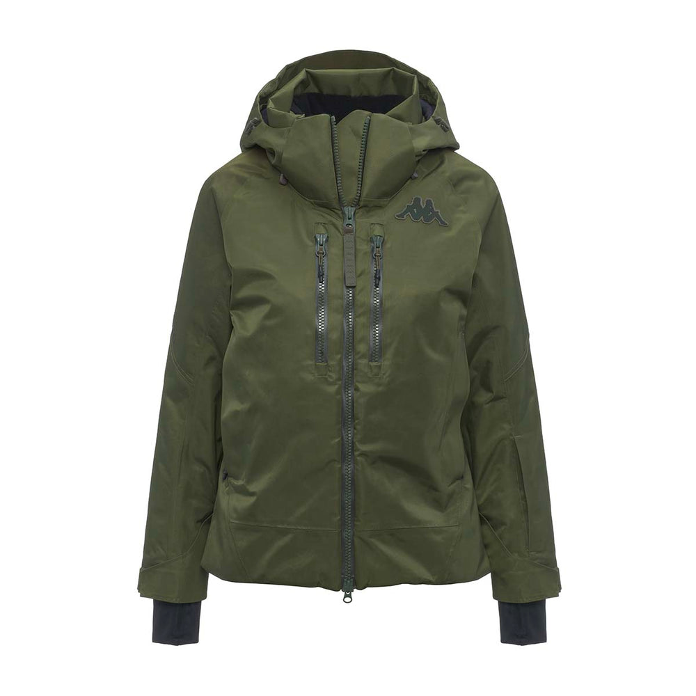Manteau 6Cento 604R Vert Femme 02