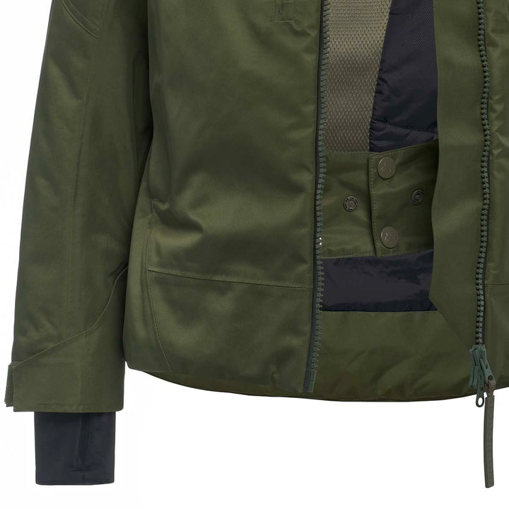Manteau 6Cento 604R Vert Femme 7