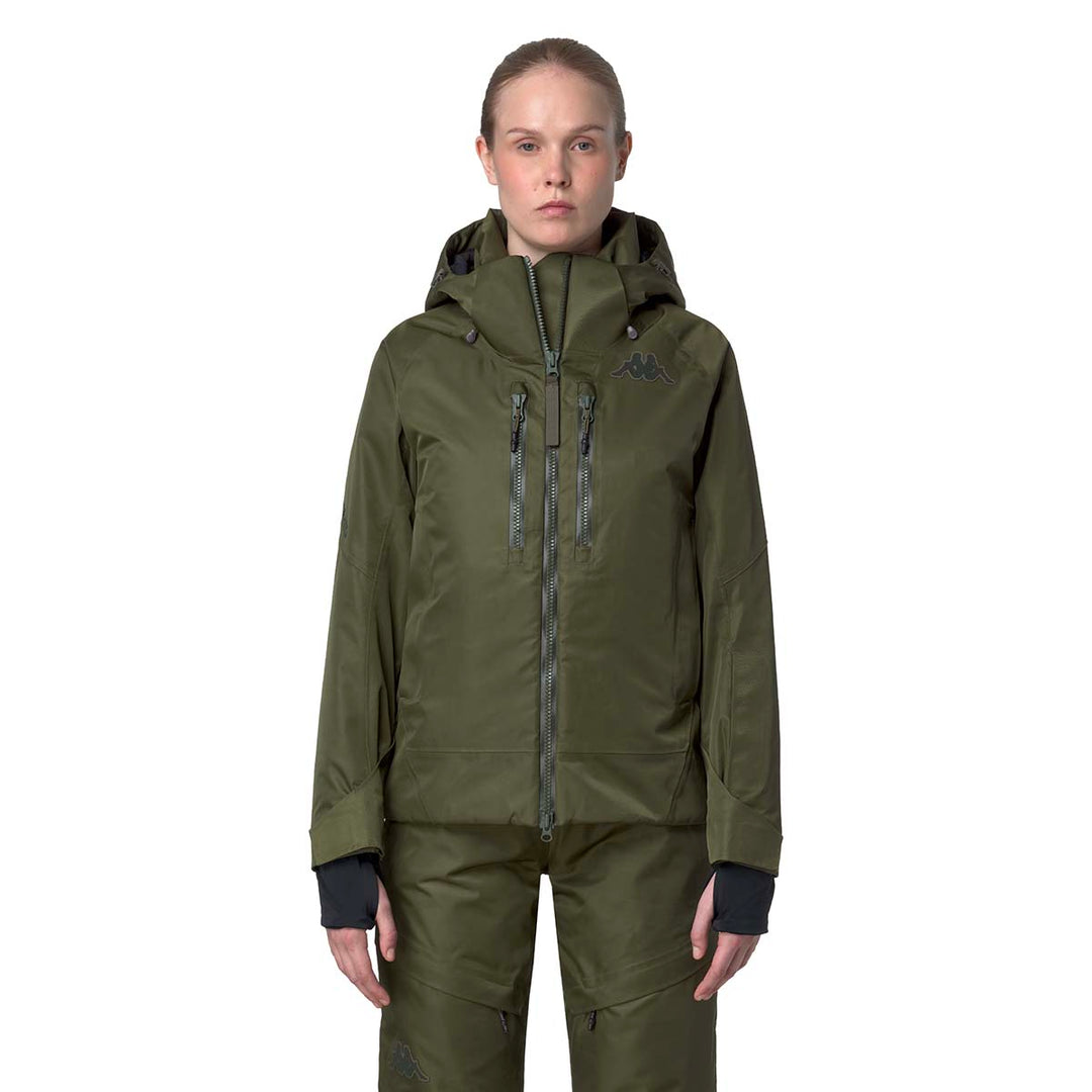Manteau 6Cento 604R Vert Femme 00